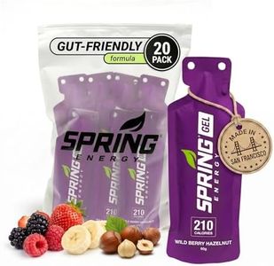 Spring Energy Gel- Speednut with Caffeine (50 mg) Vegan 235 kcal - Real Food Sports Nutrition