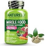 NATURELO Whole Food Multivitamin for Women - Natural Vitamins, Minerals, Antioxidants, Organic Extracts - Vegan/Vegetarian - For Energy, Brain, Heart, Eye Health - 240 Capsules