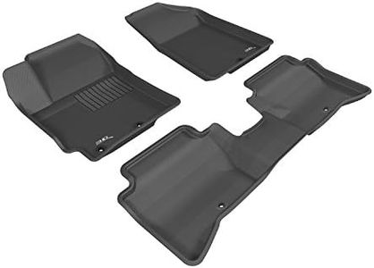 3D MAXpider L1HD07331501 Custom Fit Gray Kagu Rubber Third Row All-Weather Floor Mat for Select Honda Pilot Models