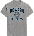 Barnesmith Howard University Bison Short-Sleeve T-Shirt, Heritage, Charcoal Grey, Medium