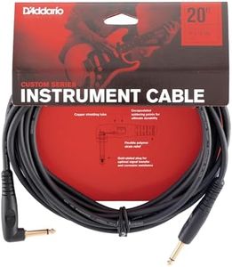 Planet Waves PW-GRA-20 Cable para Instrumentos, Serie Custom, 6.1 M, Negro