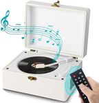 Portable CD Player for Home，Retro Suitcase CD Player with Bluetooth 5.0,HI-FI Speakers Rechargeable Desktop CD Player for Gifts