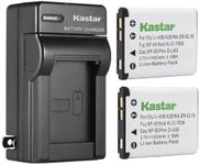 Kastar 2-Pack Battery and AC Wall Charger Replacement for Sealife Reefmaster DC-1200, DC1200, DC-1400, DC1400, DC-600, DC600, Tevion SZ 7, Z1400, Voigtländer Vitolux S100, S80