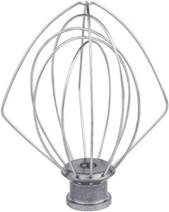 KITCHPOWER K45WW Wire Whip Attachment for Tilt-Head Stand Mixer for KitchenAid Stainless Steel Egg Cream Stirrer, Flour Cake Balloon Whisk