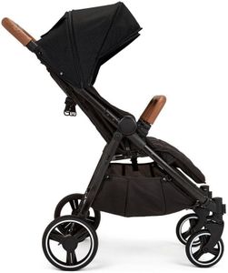 Ickle Bubba Venus Prime Double Stroller – Twin Pushchair, Black, Newborn Cocoon, Rain Cover, UPF 50+ Hoods