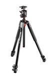 Manfrotto MK055XPRO3-BHQ2, Aluminium 3 Section Tripod with XPRO Ball Head + 200PL plate, Quick Power Lock System, for DSLR, CSC, Mirrorless, Video