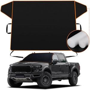 Migaven Large All Weather Windshield Cover for Ice and Snow, Enhanced 600D Oxford Fabric Windshield Frost Cover for Auto Car Pickup Truck SUV Sedan (65 x 47 inches)