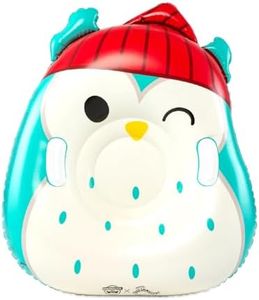 BigMouth x Squishmallows Heavy Duty Inflatable Snow Tube for Kids and Adults Winter Tubing Sled - Winston the Owl