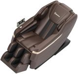 Real Relax 2024 Massage Chair Full Body, Zero Gravity Function with Waist Heater 6 Auto Mode Foot Massage LCD Bluetooth,Brown