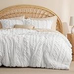 Bedsure Tufted Boho Comforter Set Q