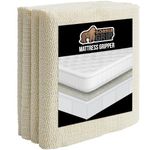 GORILLA GRIP Non Slip Mattress Gripper, Prevents Mattresses from Sliding and Holds Bed in Place, Pad Grips Beds, Sofa, Couch, Chair Cushions and Helps Keep Topper from Slipping, Easy Trim Pads, Full