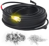 HEATIT 36ft Roof and Gutters Heating Cable with 10ft Lighted Plug Heavy-Duty Heat Tape, 120V 8W/ft