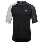 GORE WEAR Men's Cycling Short Sleeve Jersey, C5, Black/White, XL