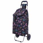 Hoppa 57Ltr Lightweight Shopping Trolley 2024 model, Hard Wearing & Foldaway Push/Pull Cart for Easy Storage With 1 Year Guarantee