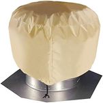 Vent Cover,Turbine Vent Roof Ventilator Cover,Heavy Duty Water Resistant Oxford Roof Vent Dust Cover with Hem Drawstring (S: 12"x17.5")