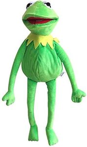 Kermit Frog Puppet, The Muppets Show, Soft Hand Frog Stuffed Plush Toy with 50 Pcs Kermit Frog Stickers, Gift Ideas for Boys and Girls- 24 Inches