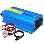 Power inverter 1000W /2000W Pure Sine Wave Converter DC 12V to AC 240V UK Socket Dual USB Ports