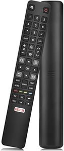 Universal Remote Control RC802N for TCL FFALCON LED 4K UHD HDR Smart Android TVs, with Netflix Shortcut Key