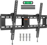 ELIVED Tilt TV Wall Bracket, TV Mount for Most 37-82 inch Flat & Curved LCD LED OLED TVs with Max. VESA 600x400mm up to 60KG, Sturdy Tilting TV Bracket