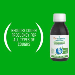 Puressentiel Respiratory Cough Syrup 125ml – Natural Cough Relief with Honey & Essential Oils, Ages 12+