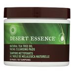 Natural Cleansing Pads w/Tea Tree Oil by Desert Essence - 50 Pads