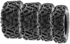 SunF 25x8-12 25x11-10 All Terrain Tires ATV UTV 6 PR POWER I A033 - BUNDLE