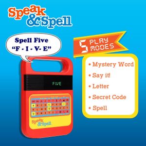 Speak & Spell Electronic Learning Game – Classic Educational Toy