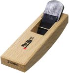 KAKURI Mini Hand Plane for Wood 24mm [Curved Sole] Made in JAPAN, Japanese Small Wood Planer Tool for Woodworking, Smoothing Curve, 4.8 x 1.4 x 1.5 Inches