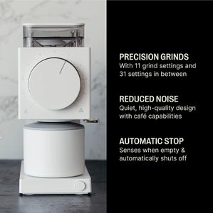 Fellow Ode Brew Coffee Grinder – Matte White