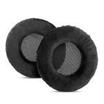 Velvet Ear Pads Cushions Covers Replacement Earpads Foam Pillow for Beyerdynamic DT 990 Pro DT 770 Pro DT990 DT770 Pro Headset Headphone (Black)