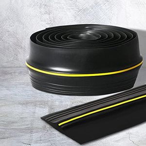 Traderight Garage Door Weather Strip Seal Soild Rubber Threshold Waterproof 3M, The Seal Under Garage Door Frame, Keep Garage Safe and Clean, Garage Seal for Most Garage Doors, Durable EPDM Rubber