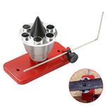 Lawn Mower Blade Balancer Magnetic Wall Mount - Precision Balancing Lawnmower Blades, Smooth Cutting Lawnmower Blade Balance Tool for 339075b, 42-047 (Red)