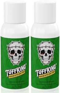 Tuffking 2PCS Piercing Aftercare Spray (4OZ) Advanced 2-in-1 Piercing Aftercare & Cleanser for Piercing Bump Keloid Removal Piercings Bumps Lip Body Nose Rings & Ear Piercing Cleaner