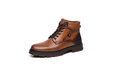 STK TOP STAKA Mens Boots Lace Up Zip Casual Outdoor Durable Workout Hiking Anti-skid Winter Shoes