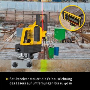 Stabila LA180L Laser Level – Self-Leveling, Red Beam