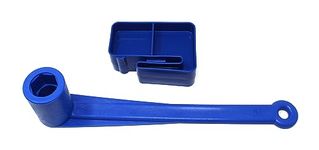 JSP Manufacturing Marine Boat Prop 1-1/16" Propeller Wrench & Prop Stop Block Kit (Blue)