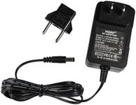 HQRP AC Adapter/Power Supply Compatible with Brother P-Touch AD-60 AD60 PT-1600 PT-1650 PT-1800 PT-1810 PT-1900 PT-1910 PT-2700 PT-2710 Labeling System UL Listed + Euro Plug Adapter