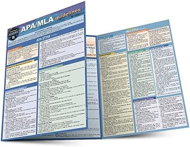 APA/MLA Guidelines - 7th/9th Editions Style Reference for Writing: a QuickStudy Laminated Guide (QuickStudy Academic)