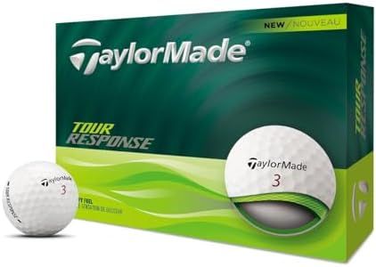TaylorMade Golf 2025 Tour Response Ball White One Dozen