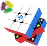 CuberShop GAN 356 M Magnetic Speed Cube Standard, Gans 3X3 Stickerless Magnetic Cube, Smooth & Fast 3 by 3 Lite Flagship Performance, Adjustable GAN 356M Speed Cube (356M Standard ver. 2020)