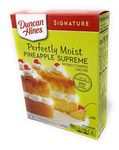 Duncan Hines Signature Pineapple Supreme Cake Mix (4 Pack) by Duncan Hines