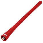 ONE250 7" inch Flexible Rubber Antenna, Compatible with Ford F-Series (F-150 F-250 F-350 Super Duty Ford Raptor Ranger Trucks 1997-2024) - Designed for Optimized FM/AM Reception (Red)