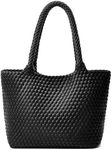 Woven Tote Bag Womens Purse: Vegan 