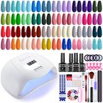 JEWHITENY 43PCS Gel Nail Polish Kit