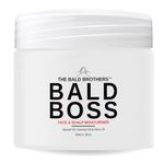 The Bald Brothers Bald Head Care with Apricot Seed Oil| Mattifying, vegan, no grease | Bald Boss everyday Moisturiser | No Fragrance