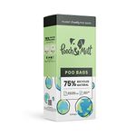 Pooch & Mutt Dog Poo Bags, Leak Proof and Extra Thick Recyclable Waste Bag Refill Rolls For Dogs, Unscented, 120 Count