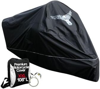 Formosa Covers Premium Motorcycle Cover for Honda Gold Wing F6B, Includes Cable & Lock - Eagle Logo