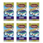 Celestial Seasonings True Blueberry Herbal Tea, Caffeine Free, 20 Tea Bags Box, 6-Pack