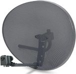 SSL Satellites Satellite Dish for Sky/Sky Q HD/FreeSat/Hotbird/HD/SD (ZONE 2 WITH HYBRID LNB)