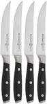 Messermeister Avanta 5” Fine Edge Steak Knife Set - German X50 Stainless Steel - Rust Resistant & Easy to Maintain - Includes 4 Steak Knives